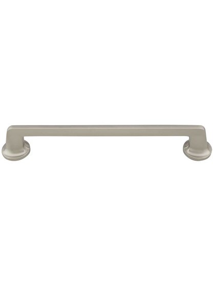 Northport Round Base Pull - 8 inch Center-to-Center in Satin Nickel.